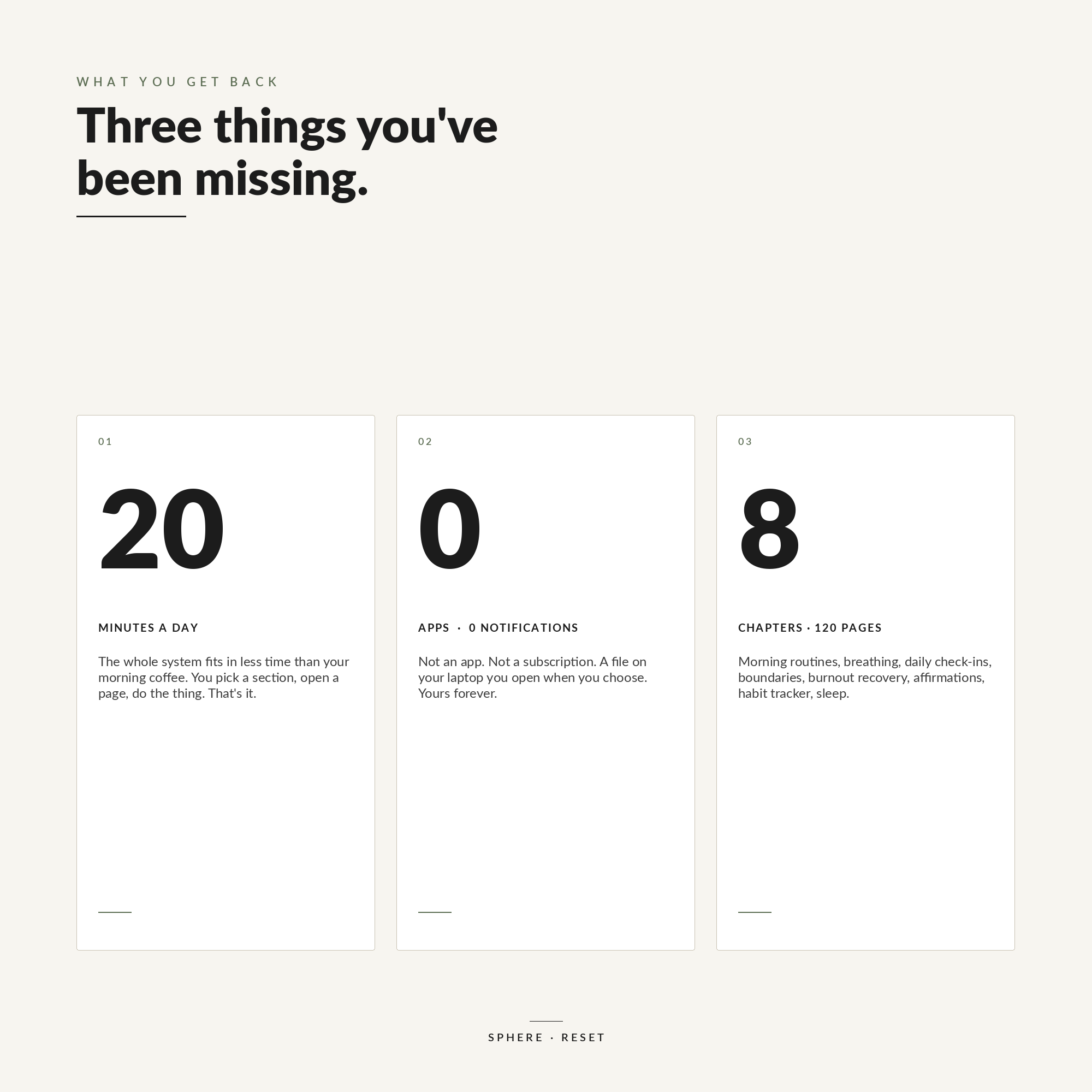 RESET — 30-Day Self-Care Toolkit | Printable PDF Workbook for Overwhelm, Stress & Burnout Recovery
