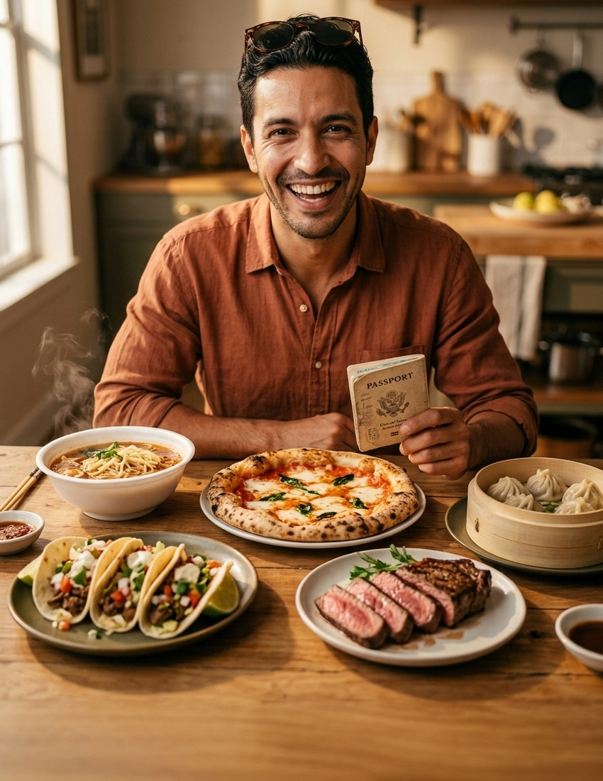 Skip the Flight — 10 World-Famous Dishes, Made at Home (Vol. 1)